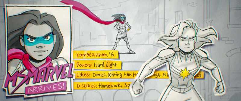 Okay, Ms. Marvel arrives, and just in time