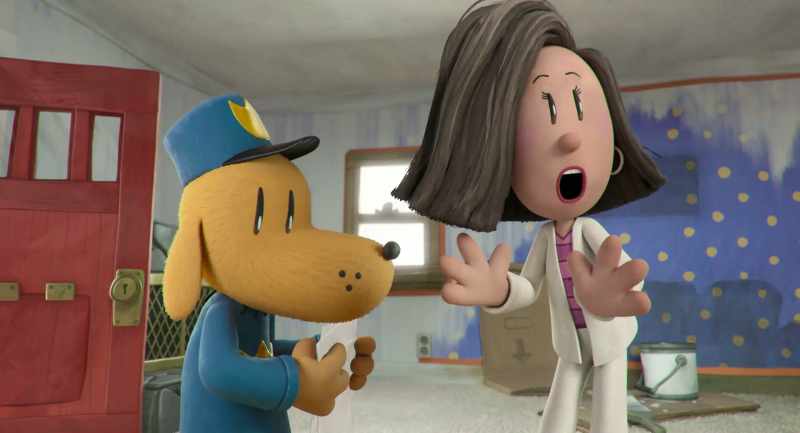 Okay, now, get along, little doggy... man