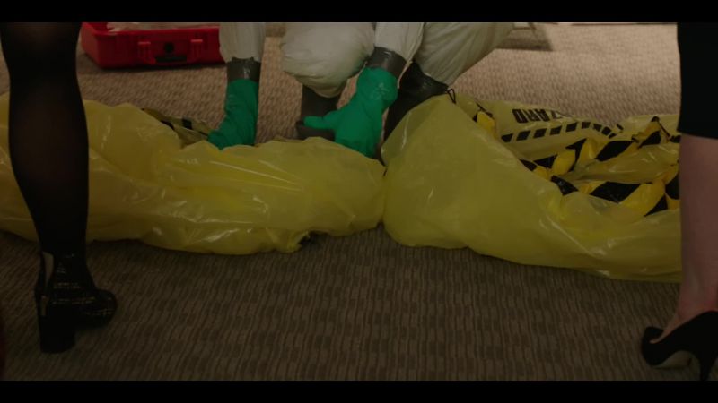 Okay. Now I need you both to step into these bags