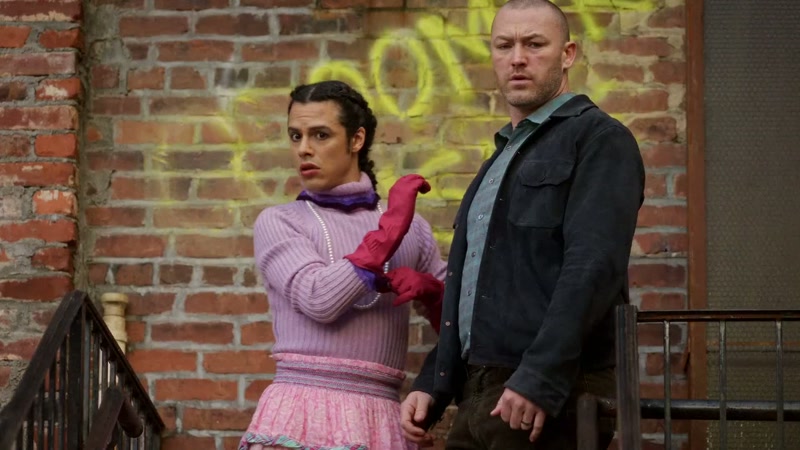 Okay. Now you're under arrest. Come on