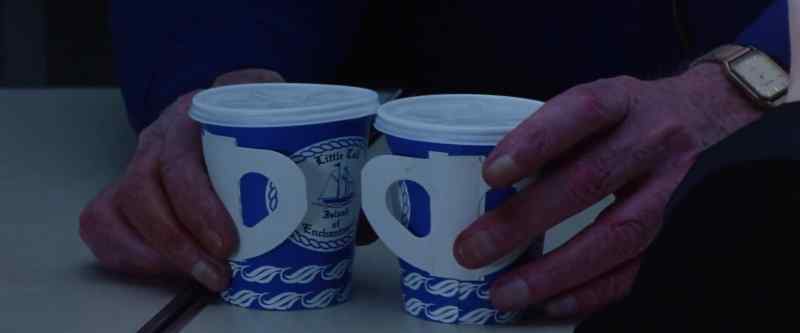 Okay, one coffee, one hot cocoa, that'll be 60 cents