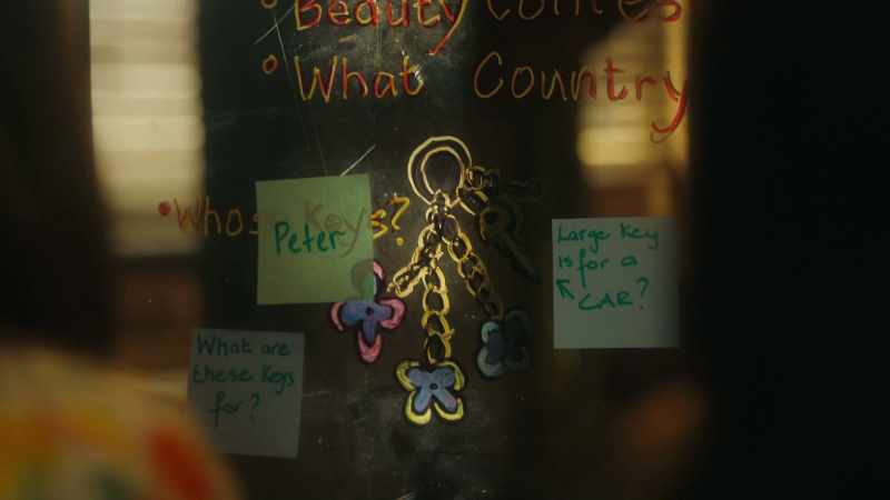Okay. Pete has the keychain