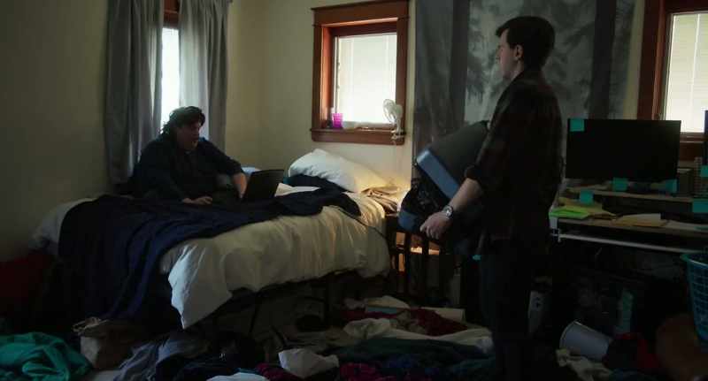 Okay. [sighs] What if I... help you clean up?
