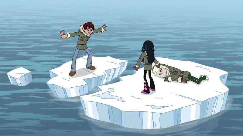 Okay. Slowly... walk over it