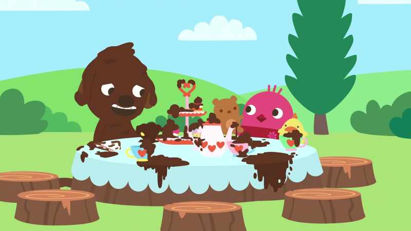Okay. Sorry for getting mud on your tea party