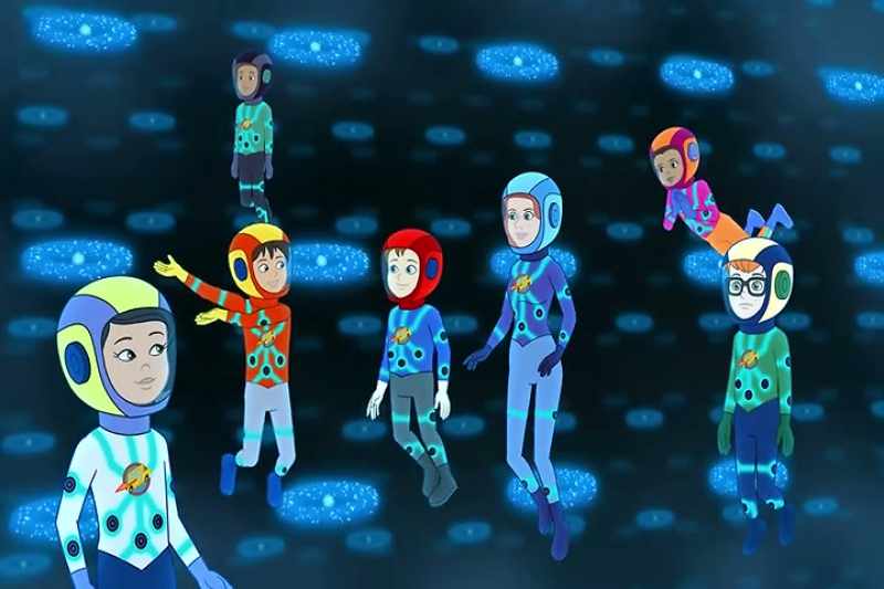 Okay. That's what the streams of light represent