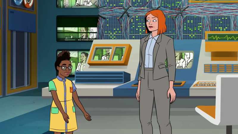 Okay, the building is alive, and it merged personalities