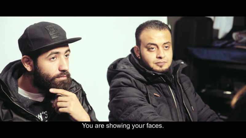 Okay. -You are showing your faces