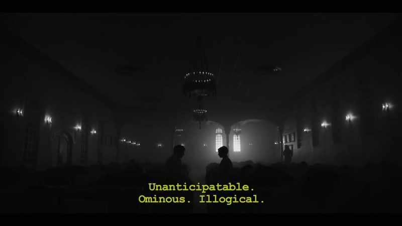 Ominous, illogical, monstrous, awful