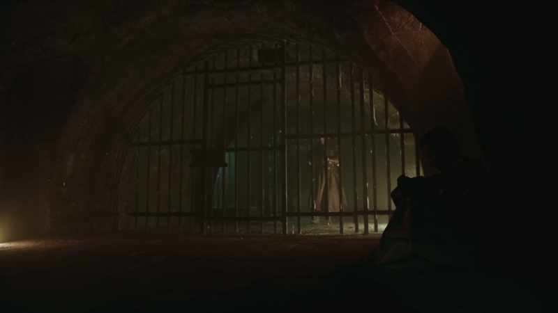 [ominous music] [water dripping]