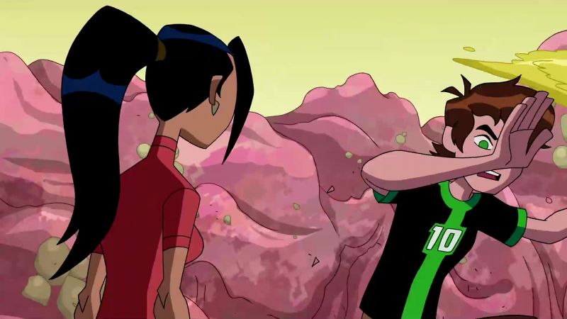 [ OMNITRIX POWERS DOWN ] >> Ben: THANKS