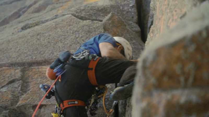 On a... on a first ascent, there's going to be loose rocks