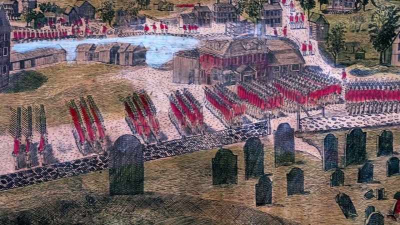 On April 19th, 700 British troops had marched from Boston