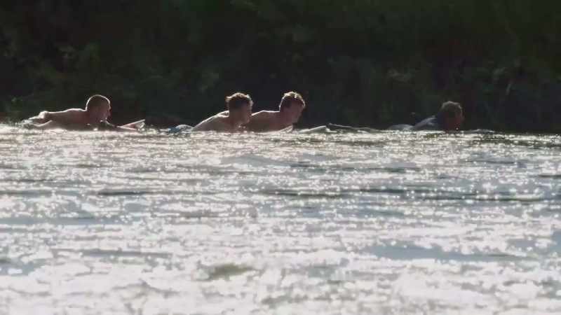 On this August day, the yellowstone speeds by