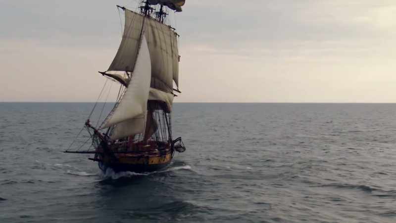 On July 27, Franklin's ship set sail