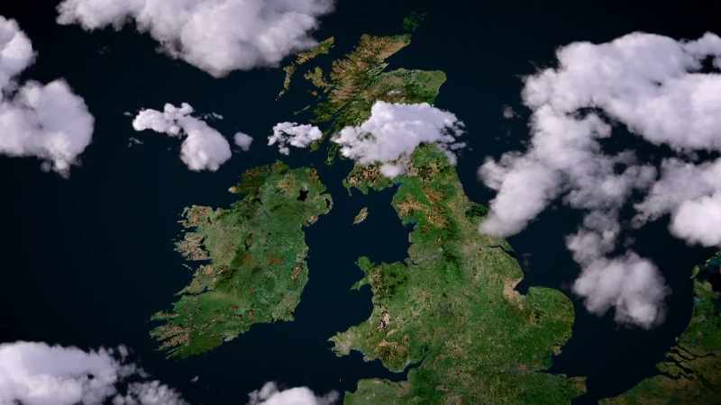On its northeast coast, in County Antrim