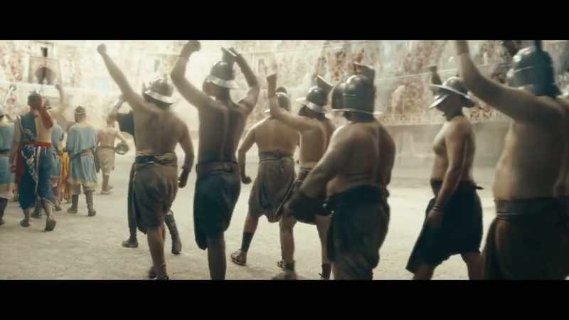 On opening day, when symmachus looked around