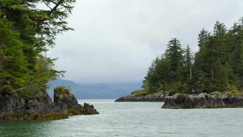 On this part of the coast, tides change quickly