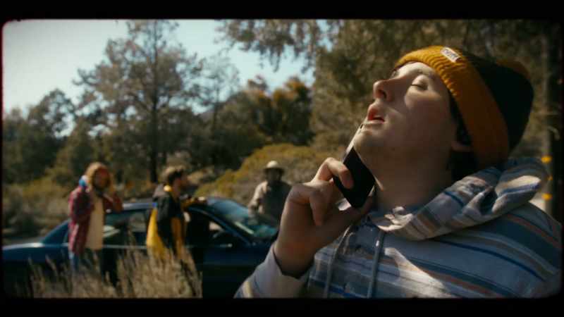 [on phone] Wait the cabin, wait, what time is it?