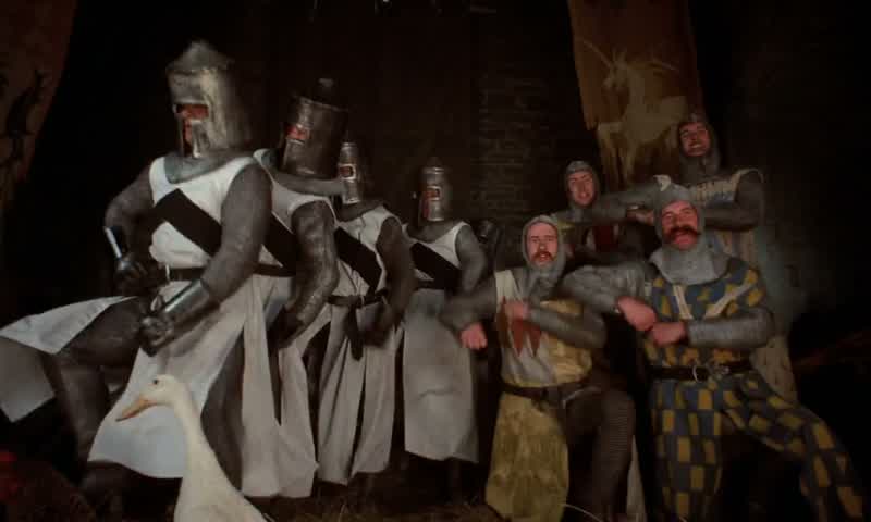 No, on second thoughts, let's not go to Camelot