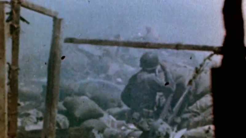 On the beach, the Japanese continue to hurl