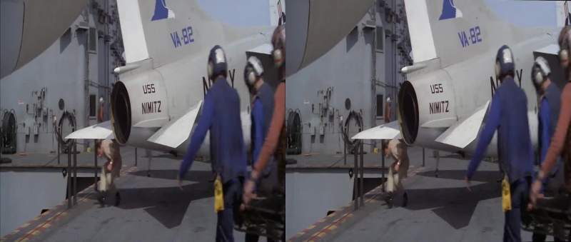 On the flight deck