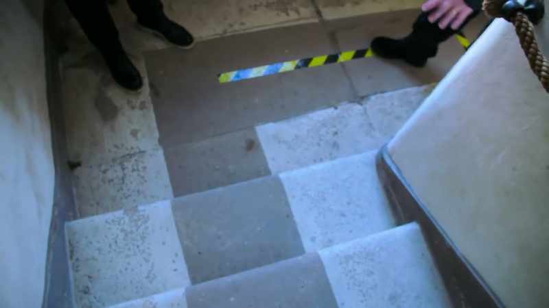 on the floor. It's just, it looks like it's
