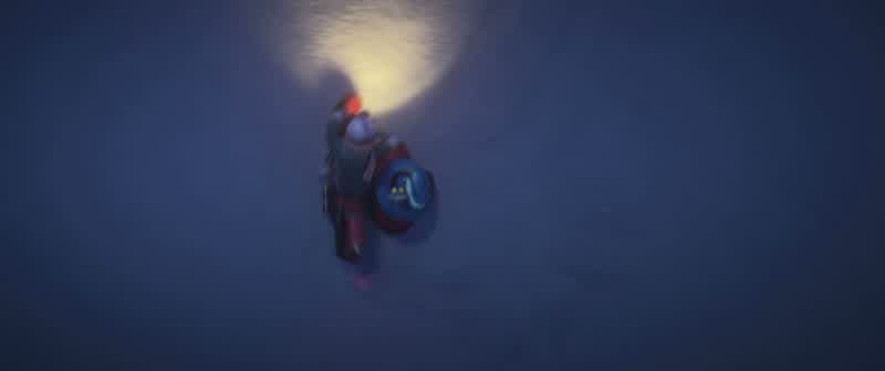 On the ground