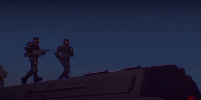 On the roof!