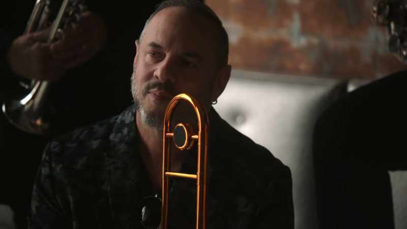 On the trombone