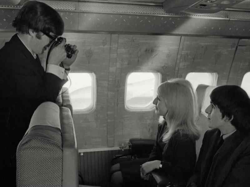 On the way out to America, they were telling jokes