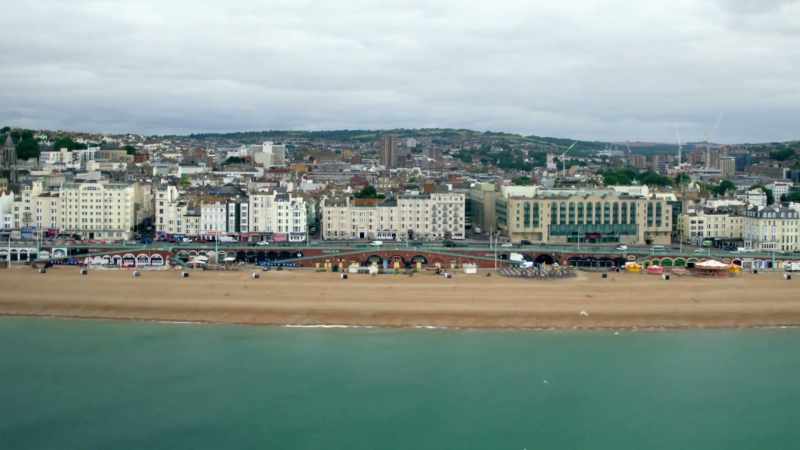 Once empty beaches fill with tourists