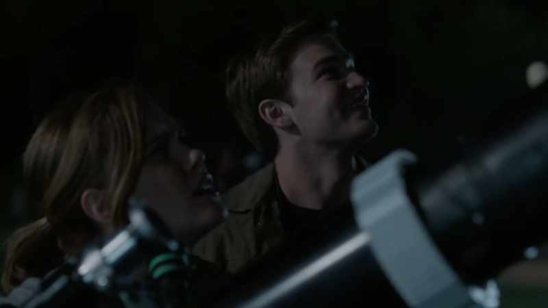 Once we go inside and look through the big telescope