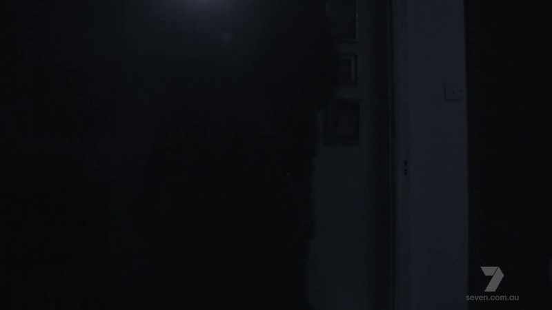 Once he'd gone she locked the back door again