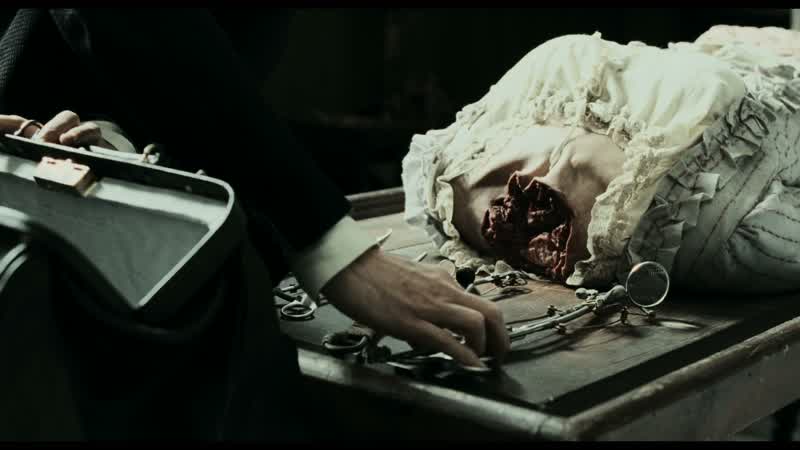 Once more, the neck wound cauterized
