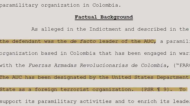 Once the peace and justice was signed in 2005