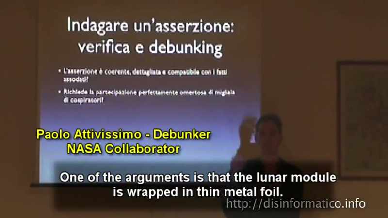 One argument is that the Lunar module was covered with sheet metal
