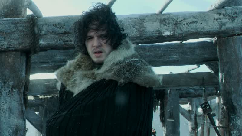 One blast for a ranger returning, two for wildlings, - three for...- There's no rider