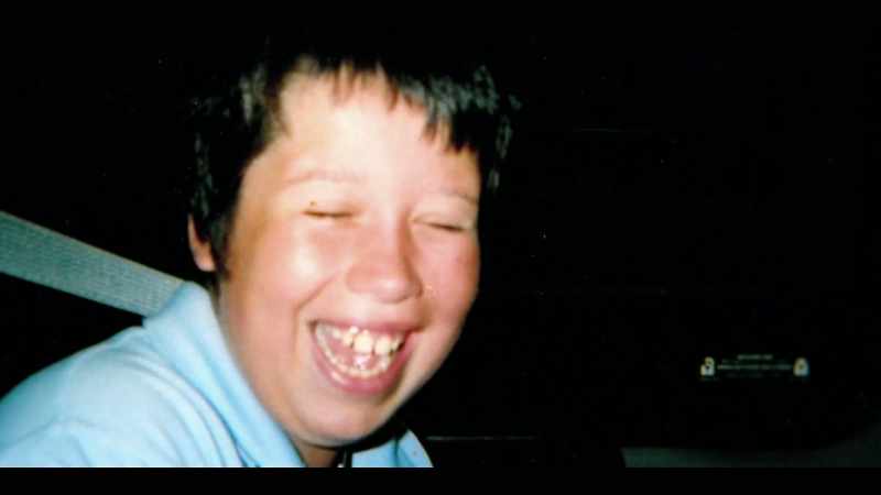 One day when he was 14, we were in a crunch