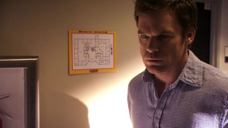 One elevator and one set of stairs equals two exits