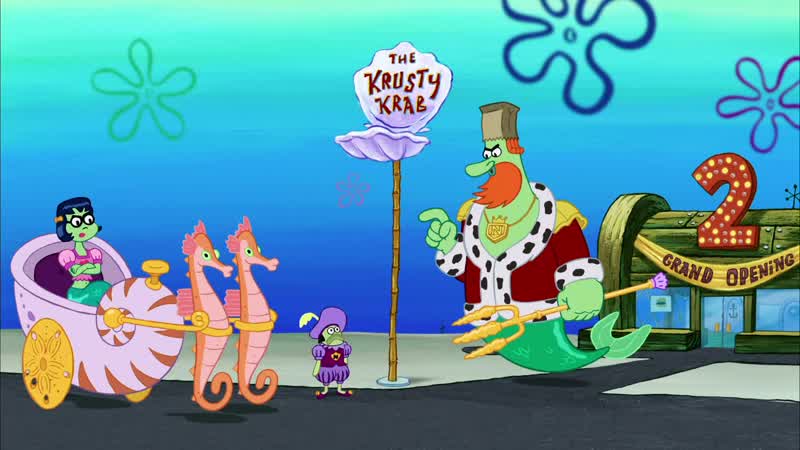 A hundred and one dollars for a Krabby PattyWith cheese Mr Squidward with cheese