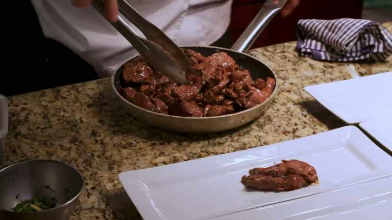 One more course, teriyaki beef fillet