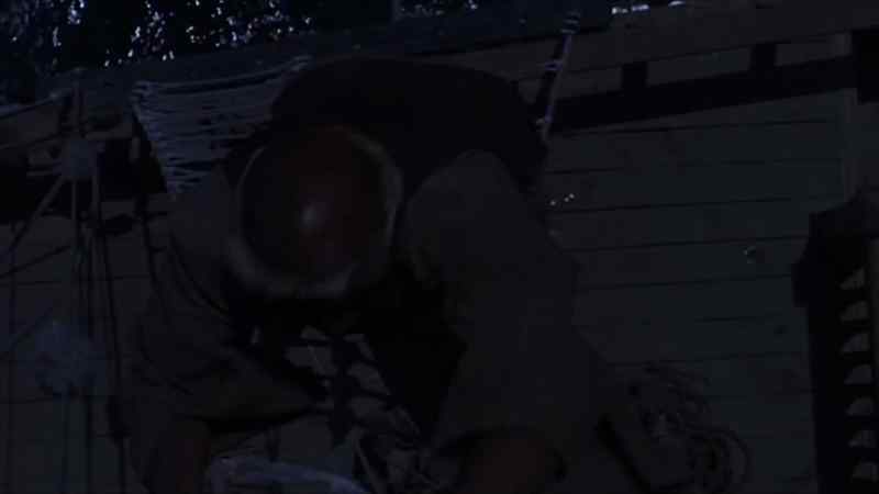One more step, Mr. Hands, and I'll blow your brains out!