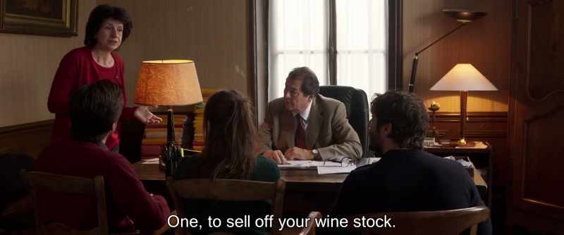 One, to sell off your wine stock