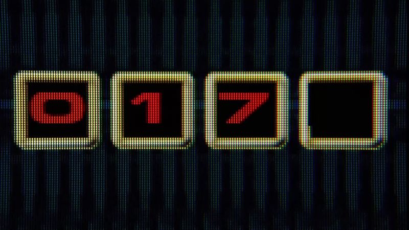 One, seven, three