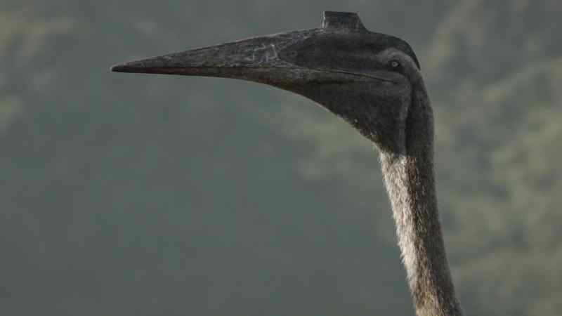 One strike from its six-foot-long beak