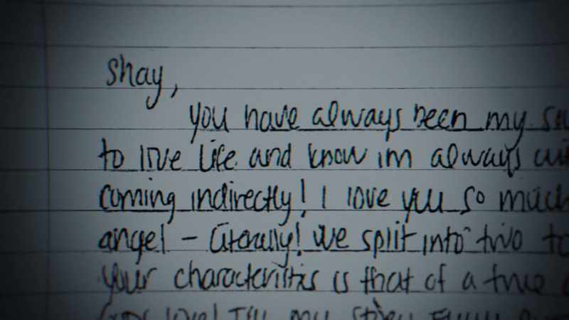 One thing we learned that there were three letters that he left behind