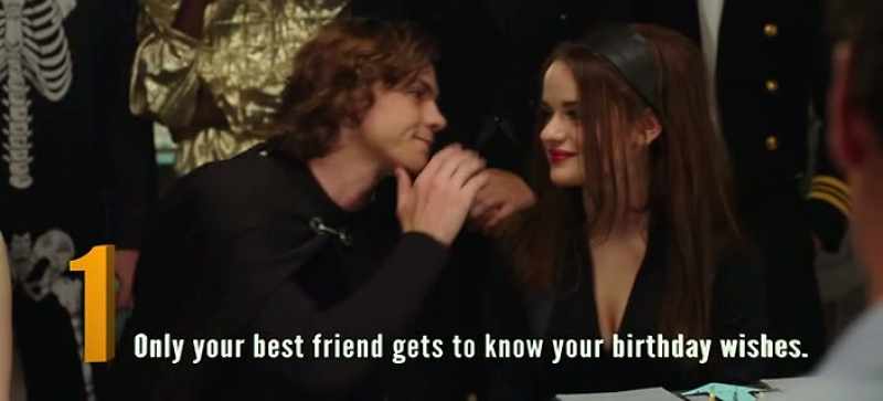 Only your best friend gets to know your birthday wishes