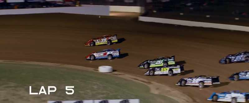 Only five laps in and Buck McCreadie