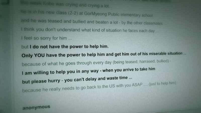 Only you have the power to get him out